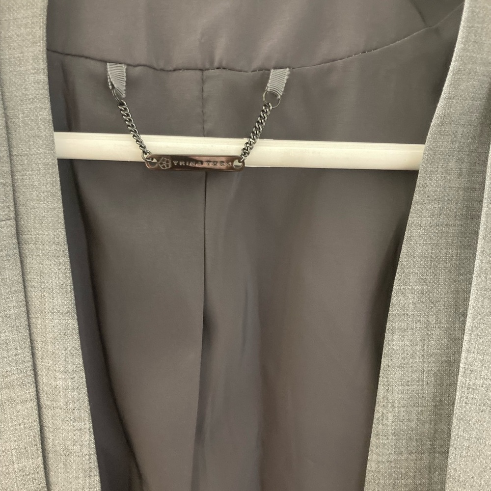 Trina Turk Gray Jacket - 10 - Picture 3 of 8